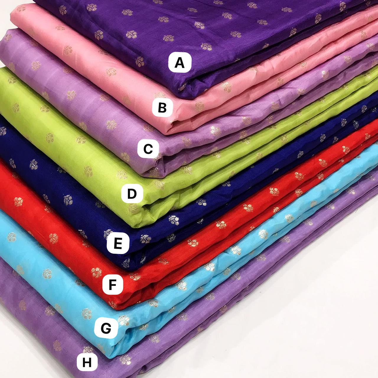 Pure Viscose Silk Jacquard 44 inch width (Booti Pattern) – Fabric Forever