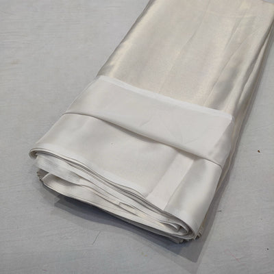 (Wholesale Pack of 20 meter) Superflowy Satin Georgette Shimmer Foil 44 inch width