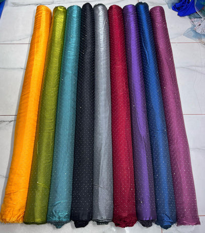 Organza Tissue With Siroski Work 54 inch width