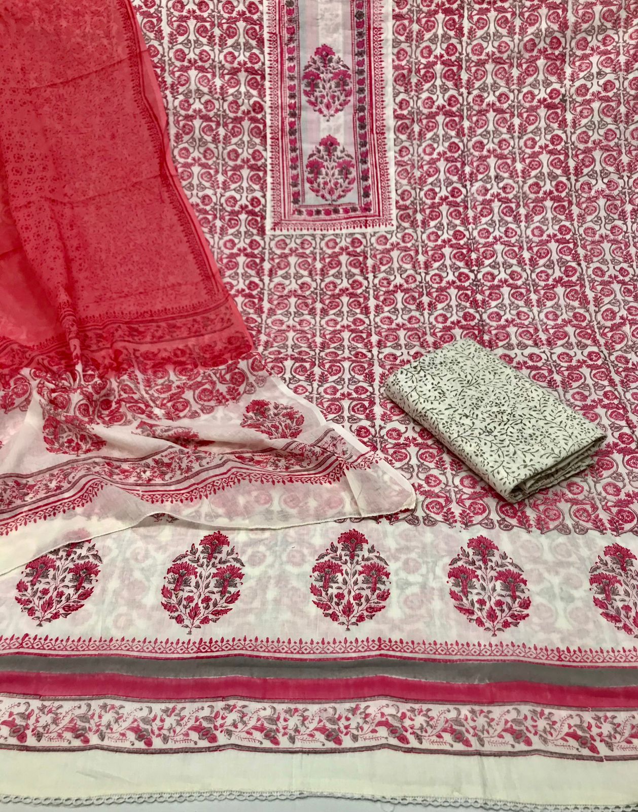 Very Beautiful unstitched cotton suits