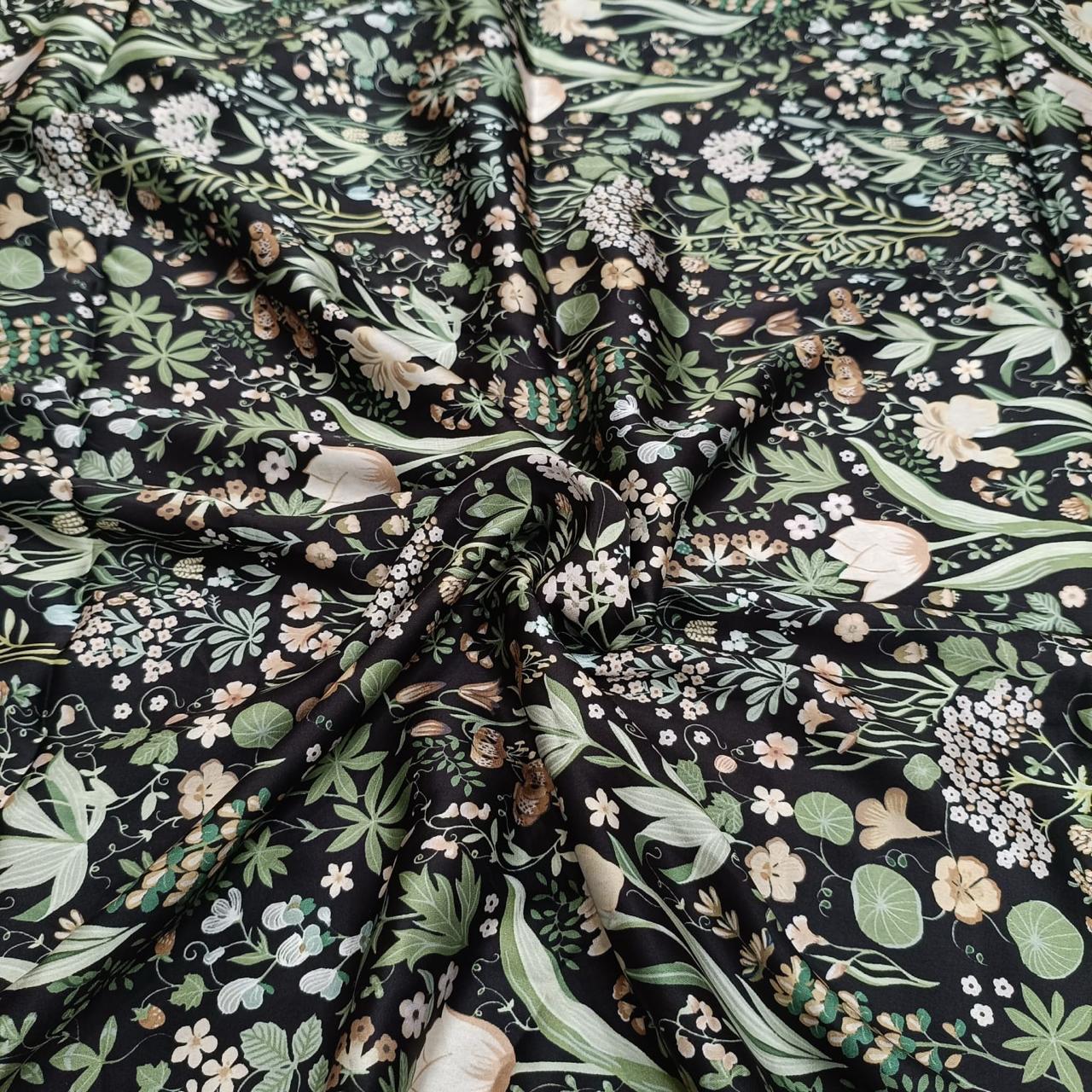 Satin Georgette Print 44 Inch Width