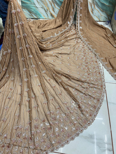 (Mix and Match )Chiffon Georgette  Embroidery  54 inch width / Chiffon-Georgette  Dupatta With Two side borders  37 inch width