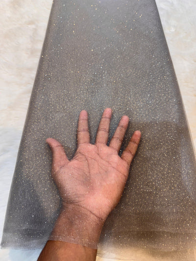 (Wholesale Pack of 10 Meter ) Imported  Sparkle Nets 54 inch width Glitter