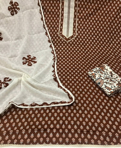 Very Beautiful Unstitched cotton Suits