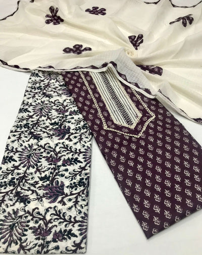 Very Beautiful Unstitched cotton Suits