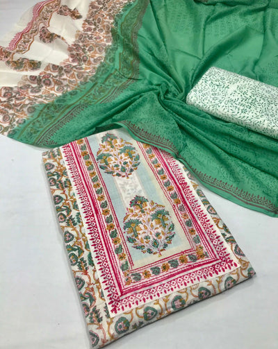 Very Beautiful unstitched cotton suits