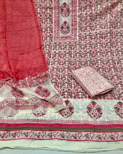 Very Beautiful unstitched cotton suits