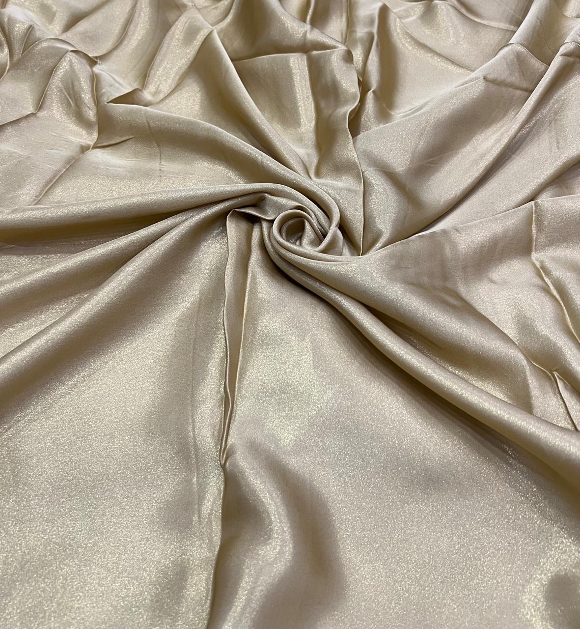 Superflowy Satin Georgette Shimmer Foil 44 Inch width