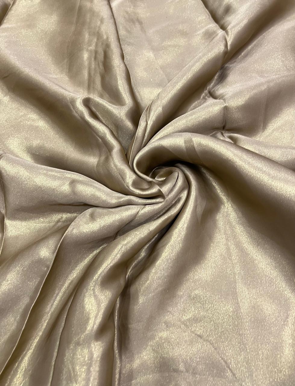 Superflowy Satin Georgette Shimmer Foil 44 Inch width