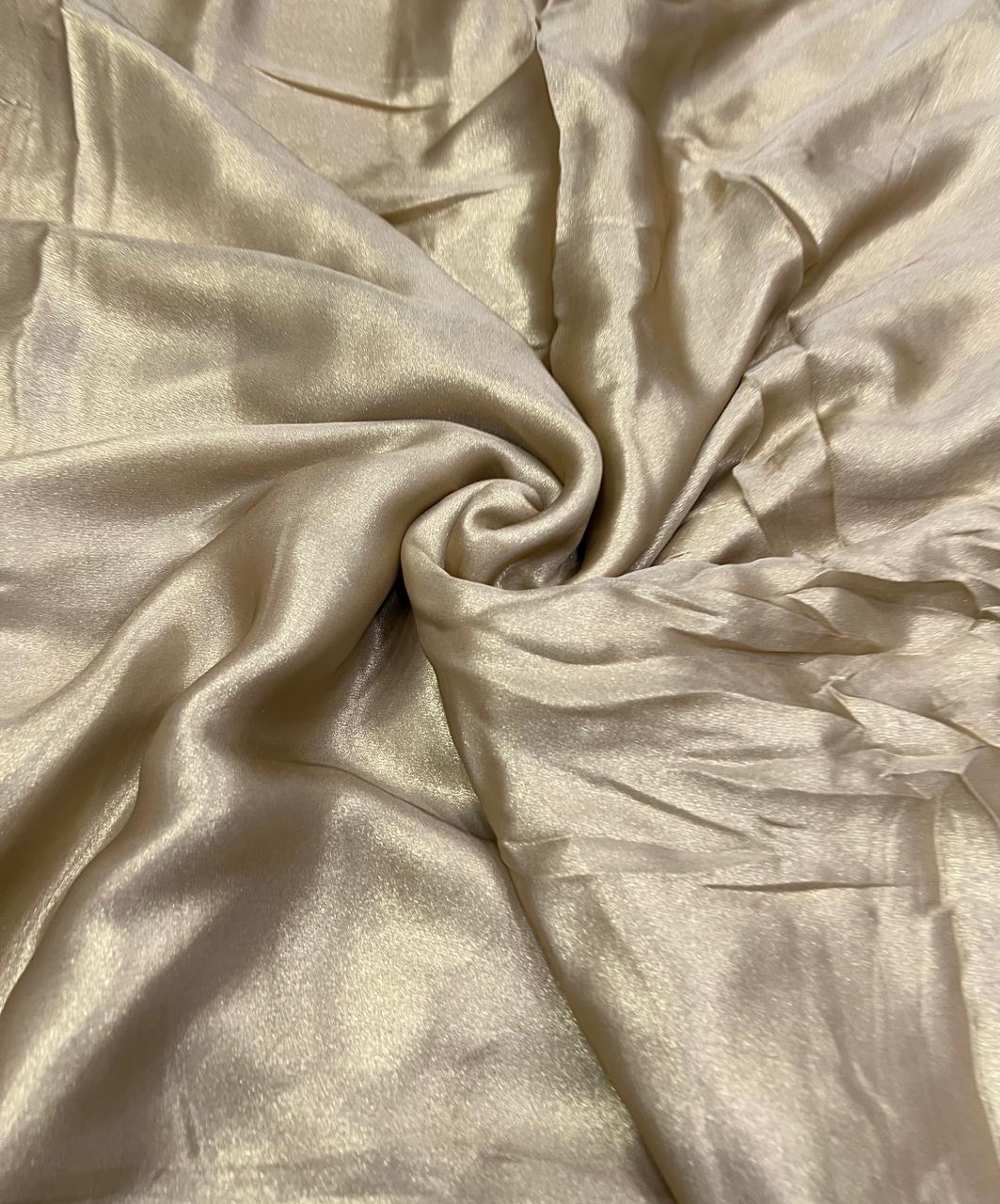 Superflowy Satin Georgette Shimmer Foil 44 Inch width