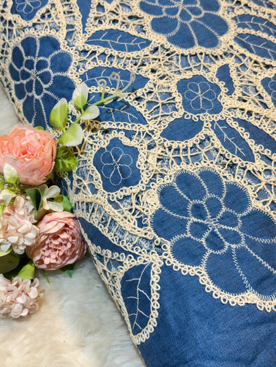 Denim Crochet Fabric big width 50 inch