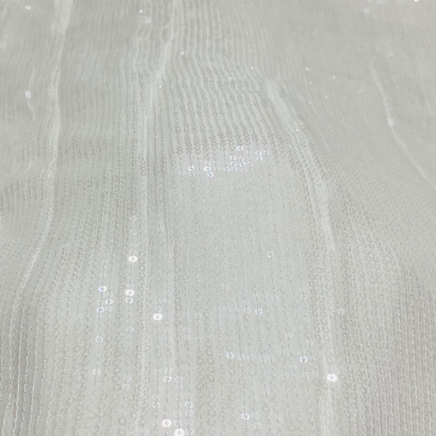 Pure Georgette Dyeable Sequins 44 Inch Width