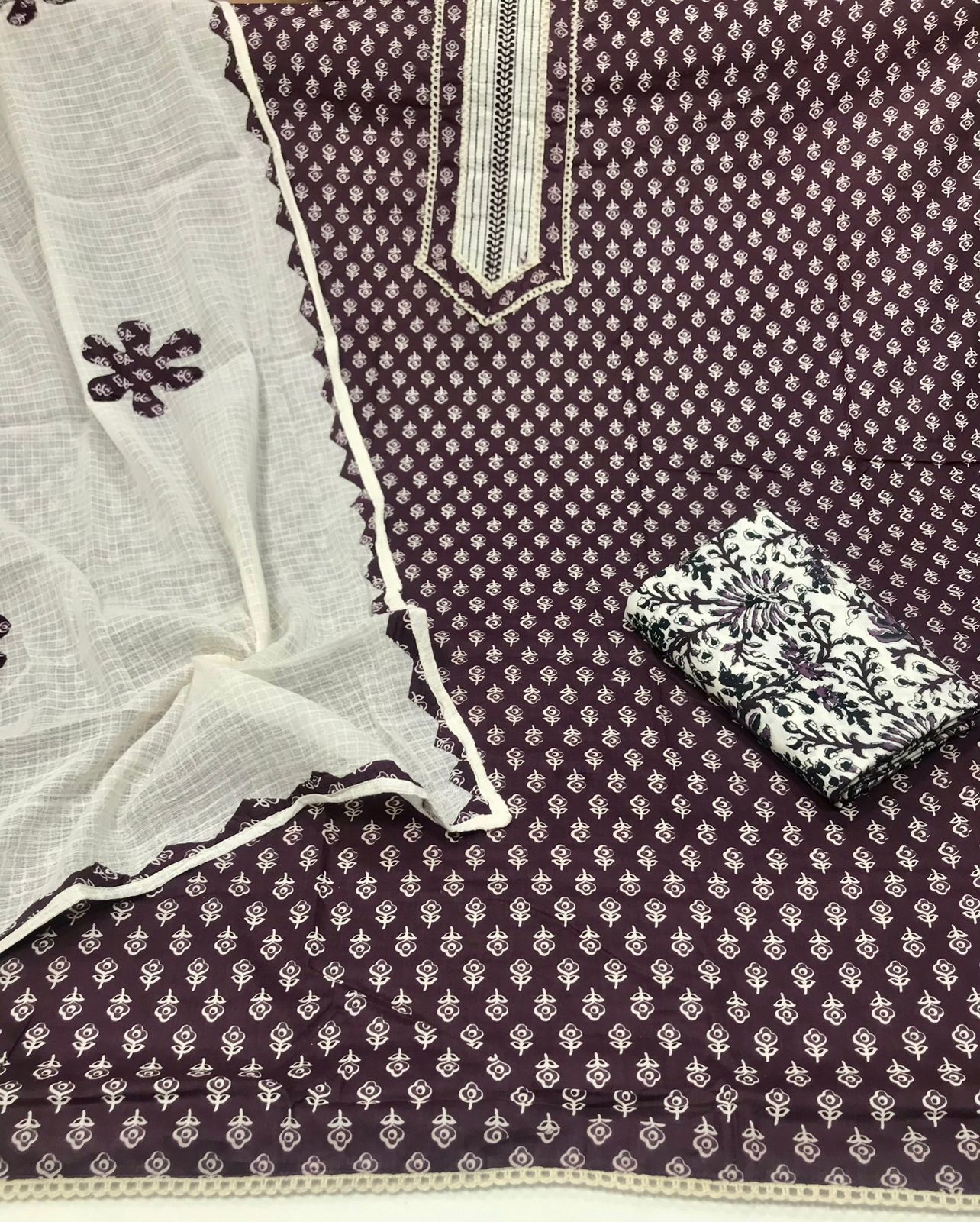 Very Beautiful Unstitched cotton Suits