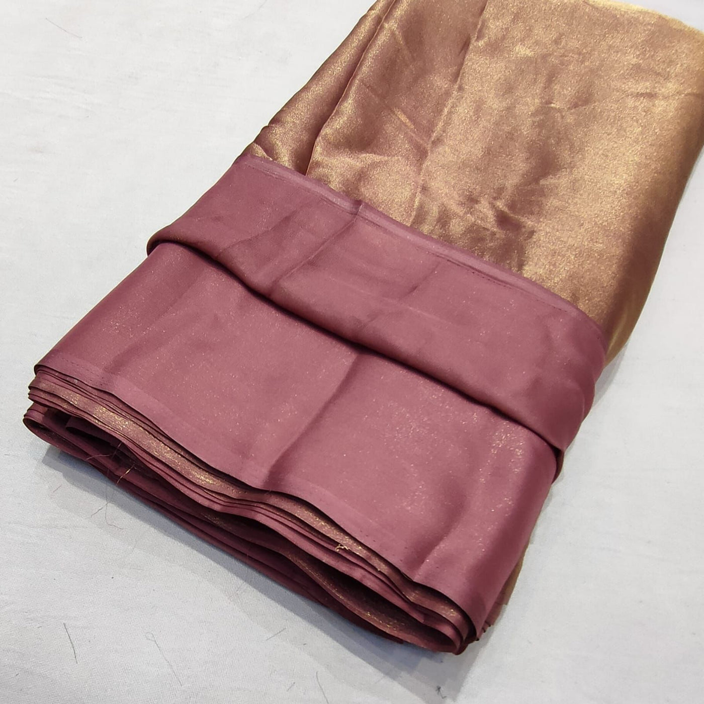 (Wholesale Pack of 20 meter) Superflowy Satin Georgette Shimmer Foil 44 inch width