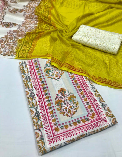 Very Beautiful unstitched cotton suits