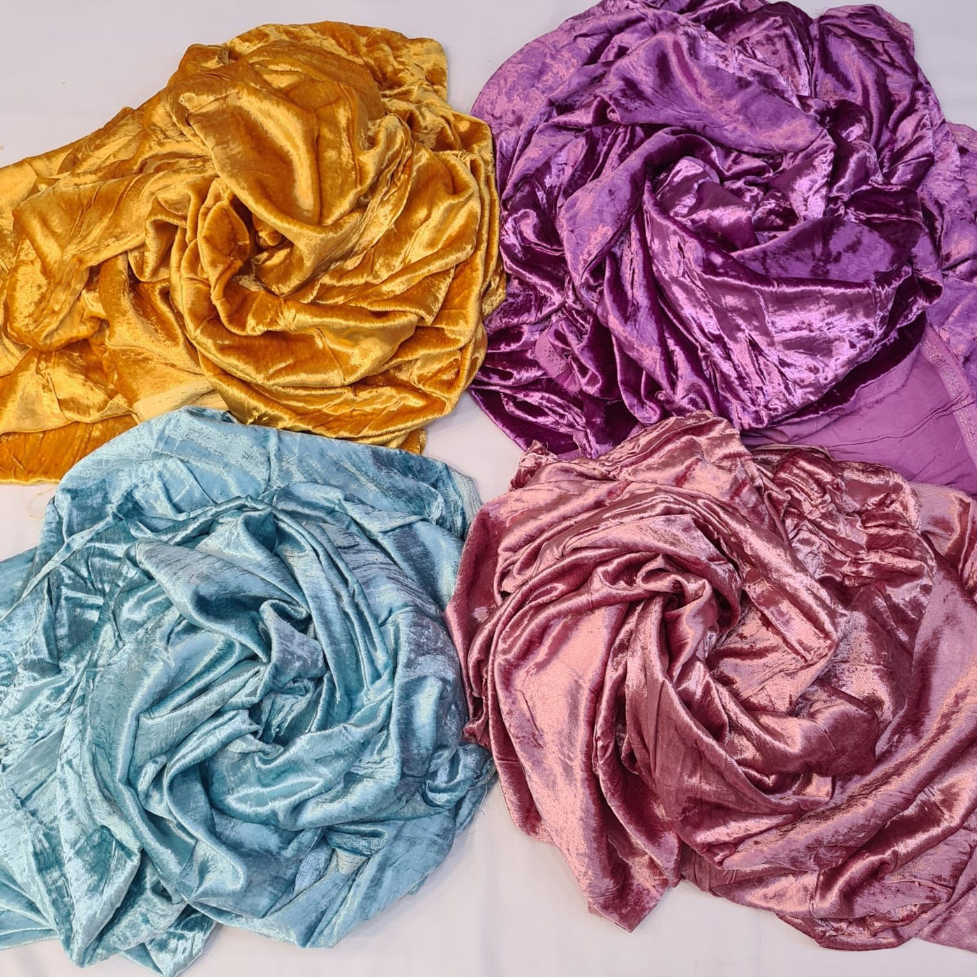 Pure Viscose Velvets Solid Colors 44 inch Width