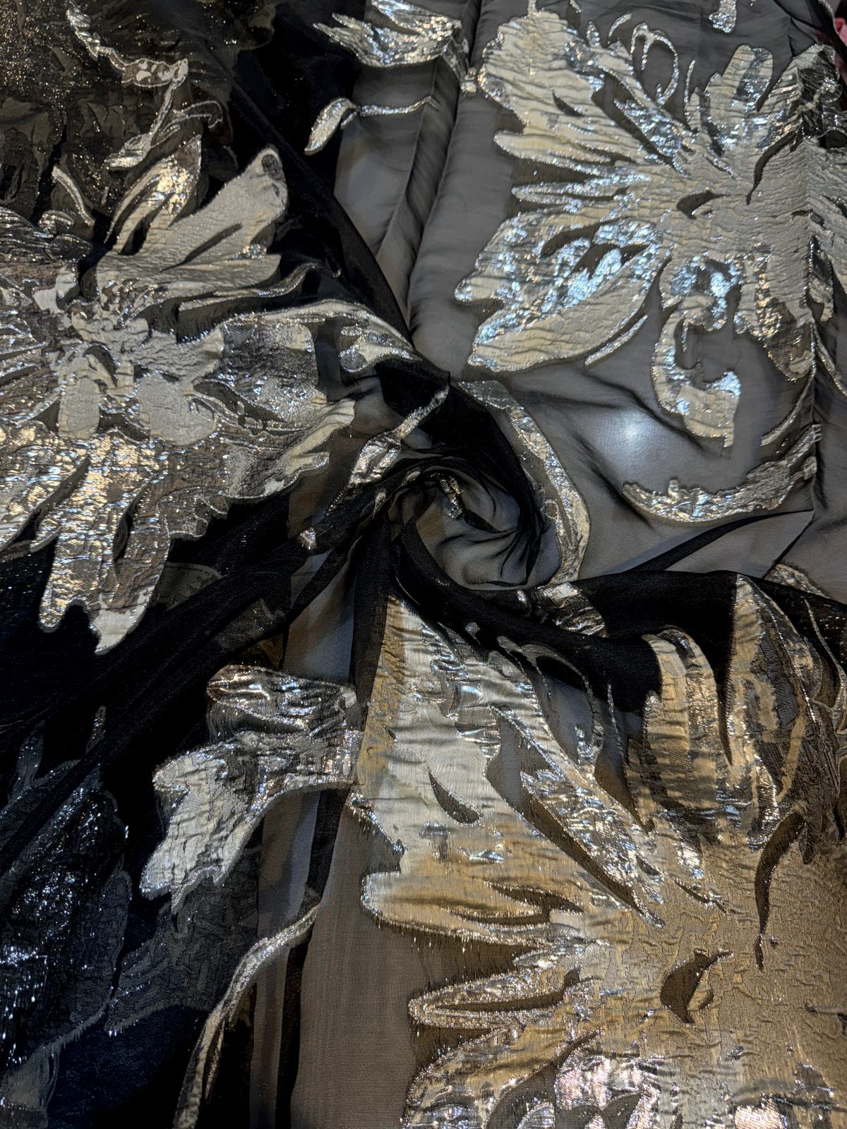 Fiora Big Width Organza Jacquard Fabric 55 inch width