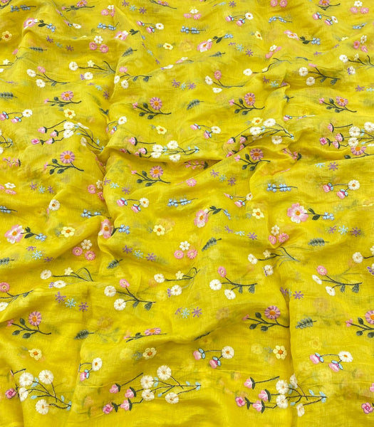 Chanderi  Embroidery  New