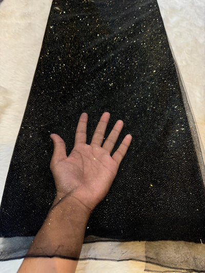 (Wholesale Pack of 10 Meter ) Imported  Sparkle Nets 54 inch width Glitter