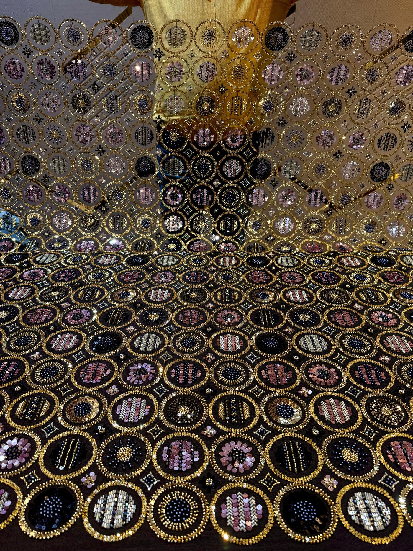 Ziffat Handwork Net Emroidery 54 inch width Luxury Collection