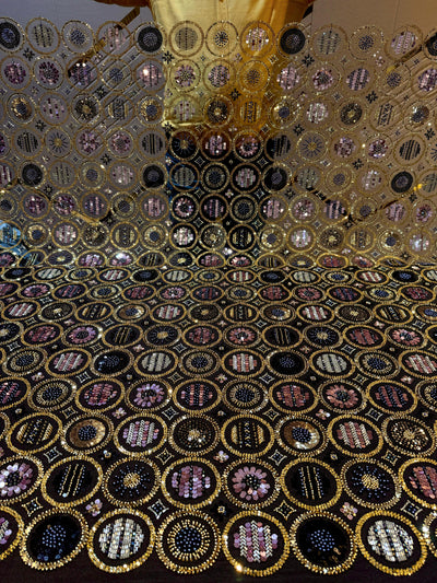 Ziffat Handwork Net Emroidery 54 inch width Luxury Collection