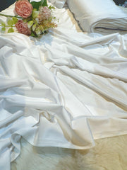 (Wholesale Pack of 20 Meter) Satin Lycra 4 way Streachable fabric 60 Inch width
