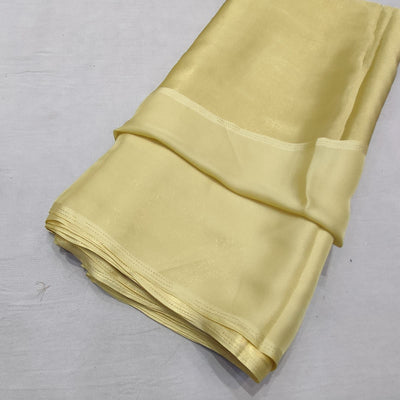 (Wholesale Pack of 20 meter) Superflowy Satin Georgette Shimmer Foil 44 inch width
