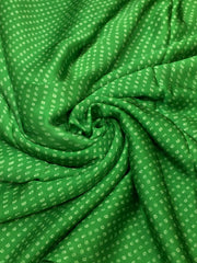 (Precut of 1 Meter) Satin Georgette Bandhni Printed 44 Inch width