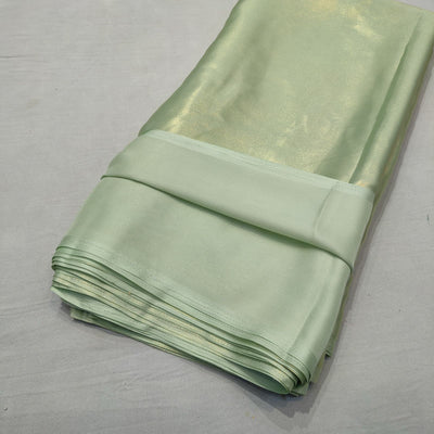 (Wholesale Pack of 20 meter) Superflowy Satin Georgette Shimmer Foil 44 inch width
