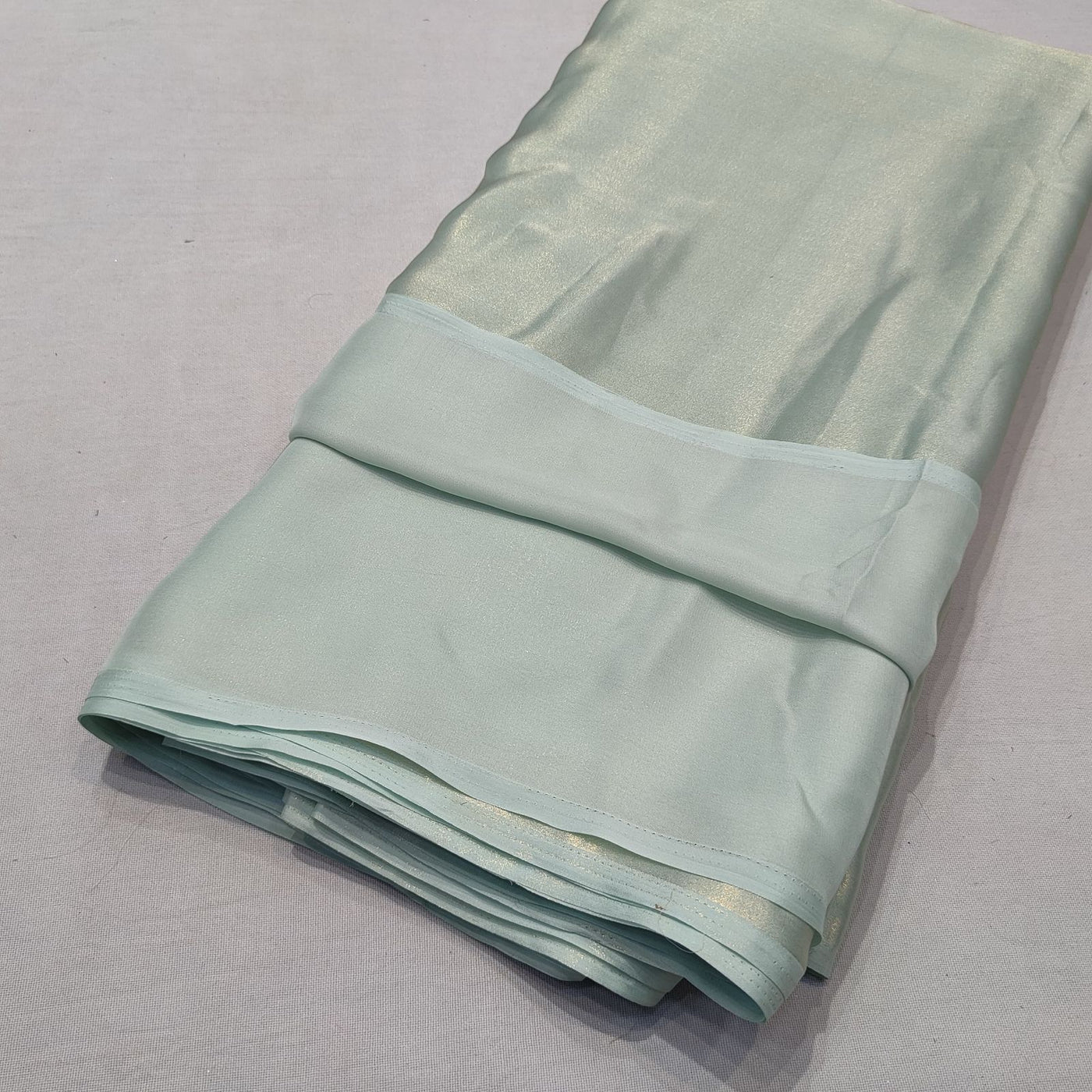(Wholesale Pack of 20 meter) Superflowy Satin Georgette Shimmer Foil 44 inch width