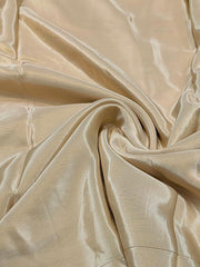 (Precut of 0.75 Meter) Viscose Zari Tissue Plain Color