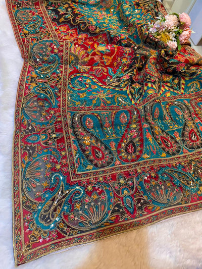 Pure Georgette Itar Dupatta 2.50 meter length