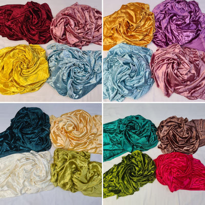 Pure Viscose Velvets Solid Colors 44 inch Width