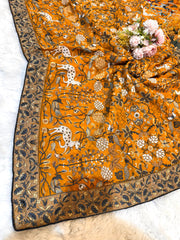 Mustard Original Georgette Shikargarh Dupatta 2.30 Meter Length