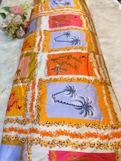 Pure Viscose Modal Satin prints 44 inch width