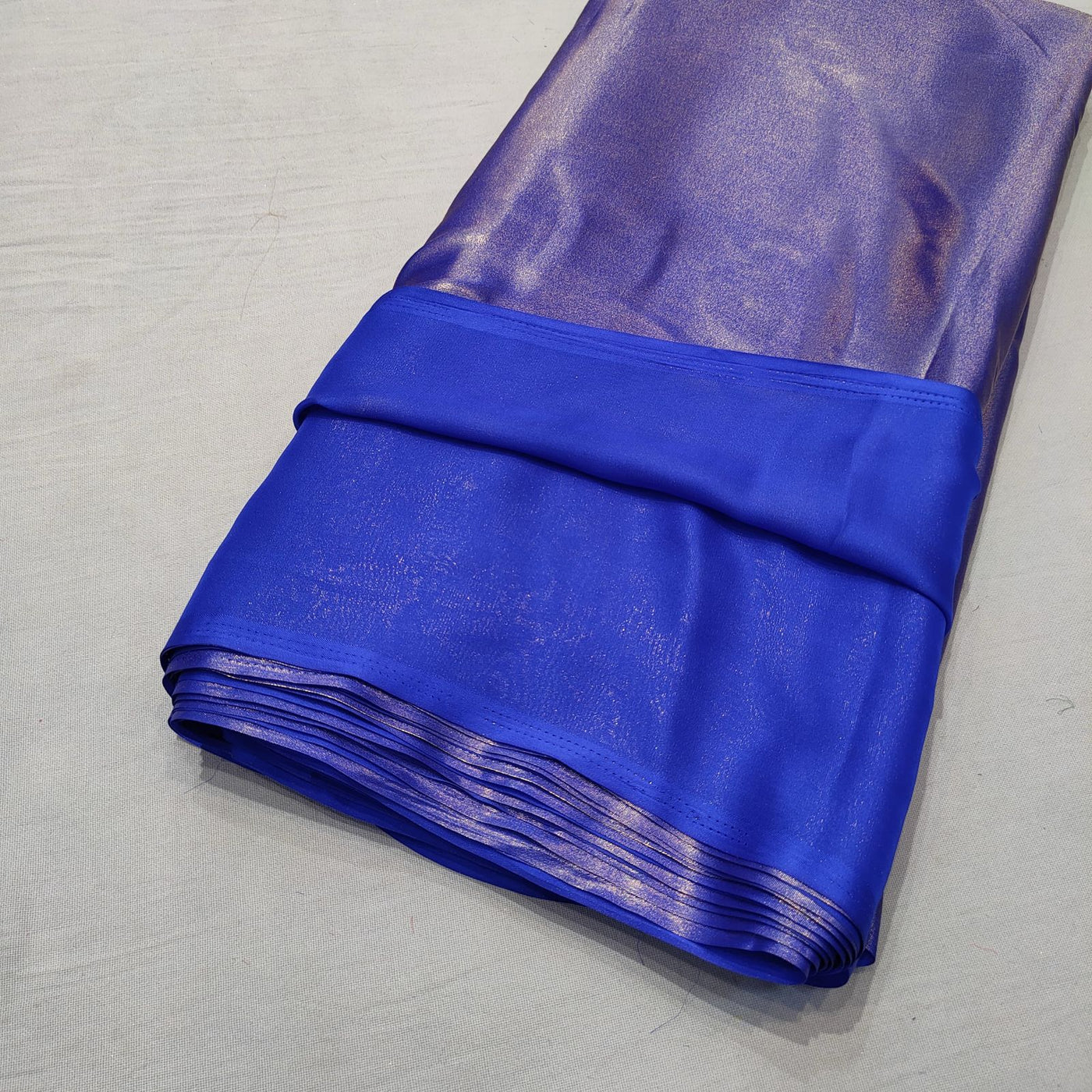 (Wholesale Pack of 20 meter) Superflowy Satin Georgette Shimmer Foil 44 inch width