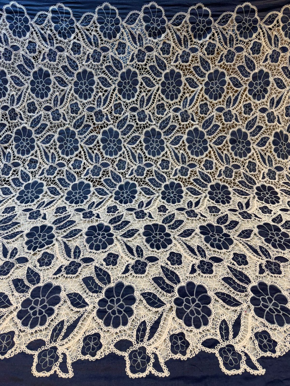 Denim Crochet Fabric big width 50 inch