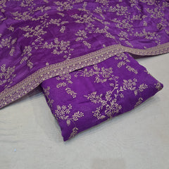 Pure Viscose Organza Suit Set (2.50 Meter Shirt and One Dupatta in a Set )