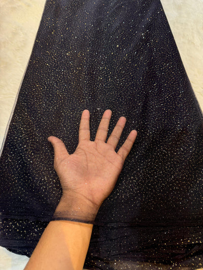 (Wholesale Pack of 10 Meter ) Imported  Sparkle Nets 54 inch width Glitter