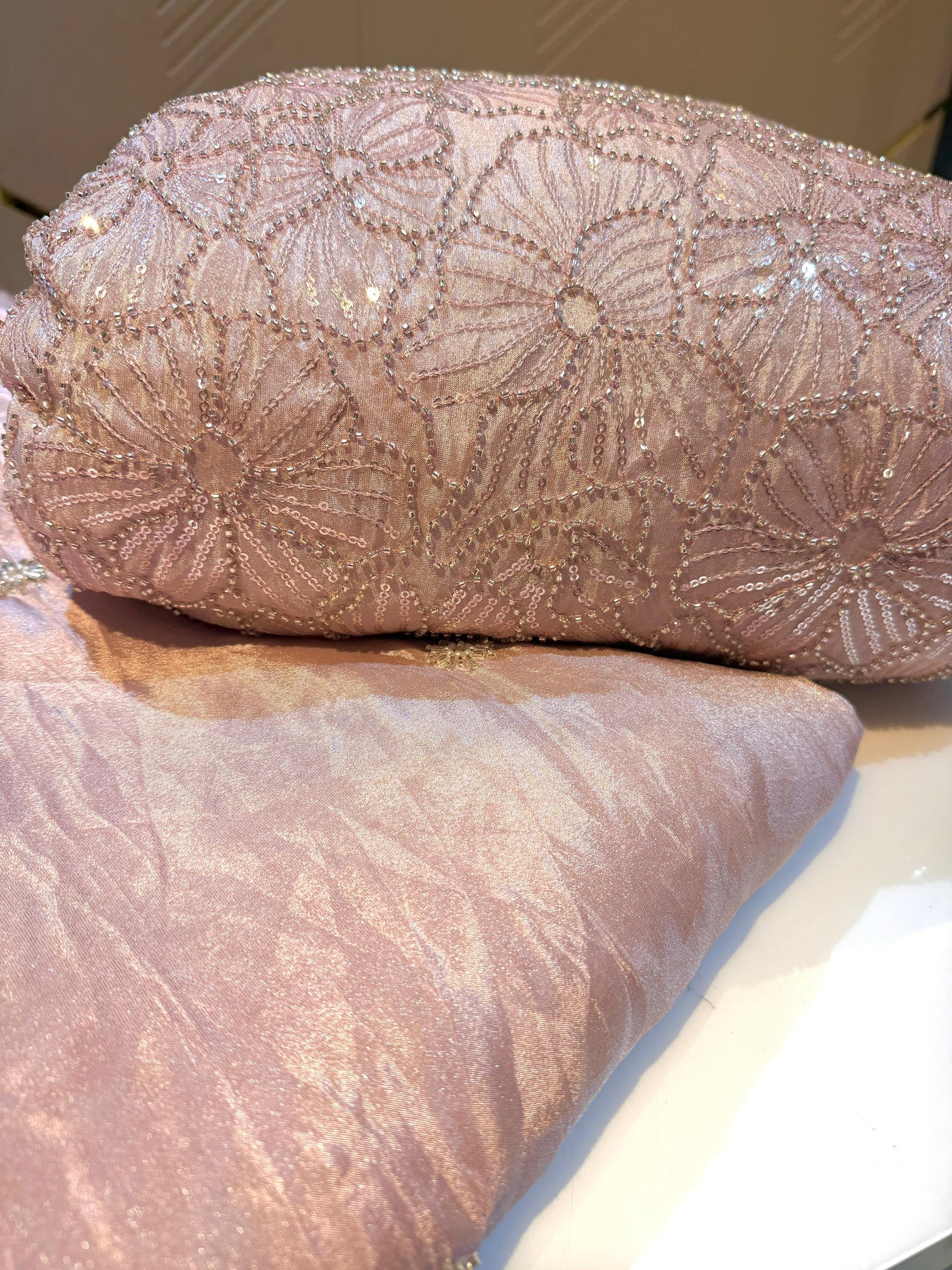 Pure Zari Tissue Handwork Combinations (Jaal / Booti)