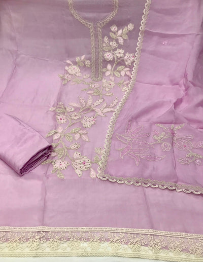 Very Beautiful unstitched organza suits