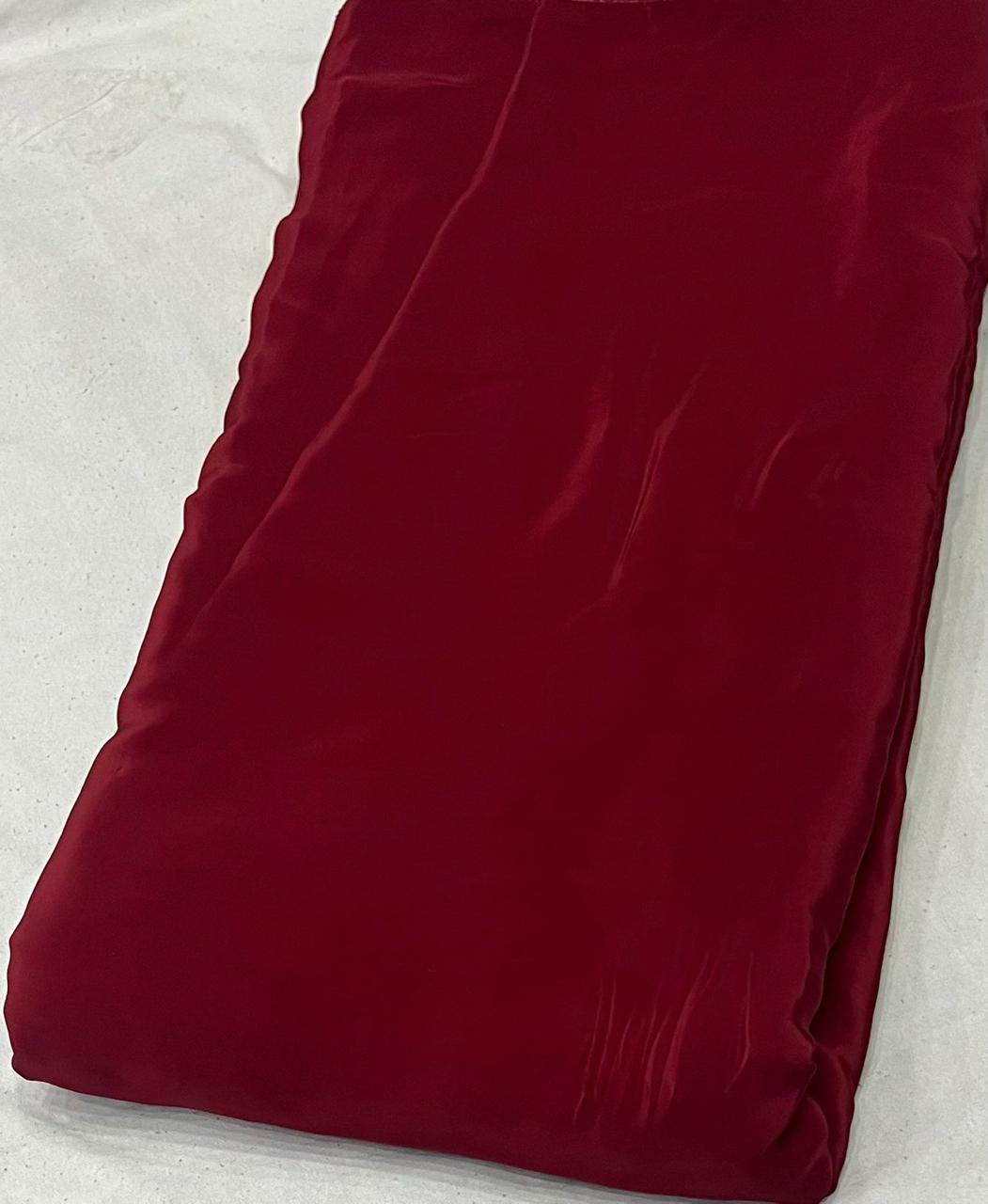 Pure Viscose Crape Plain Colors 44 Inch Width Solid Colors