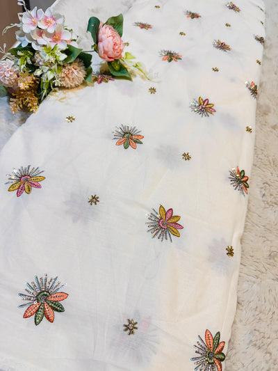 Heena (Boota) Pure Cotten Handwork Embroidery 44 Inch width