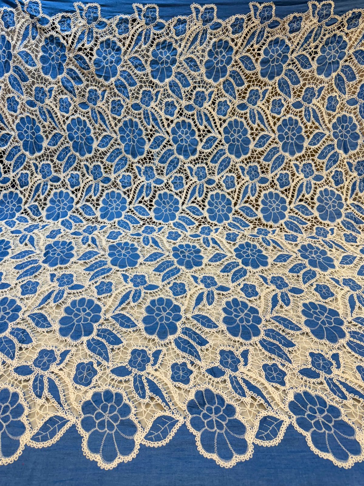 Denim Crochet Fabric big width 50 inch