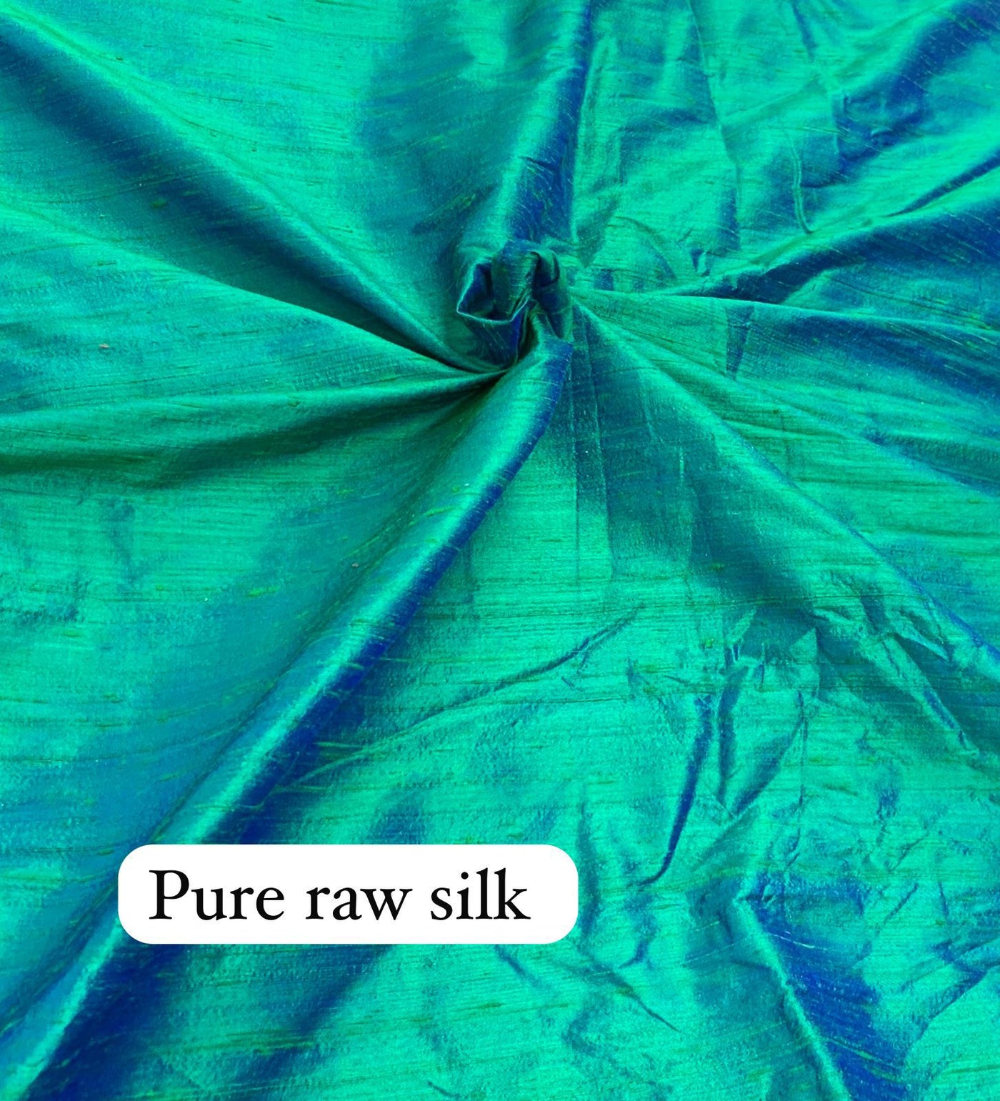 Pure Raw Silk Solid Colors Mill Dyed 44 Inch width