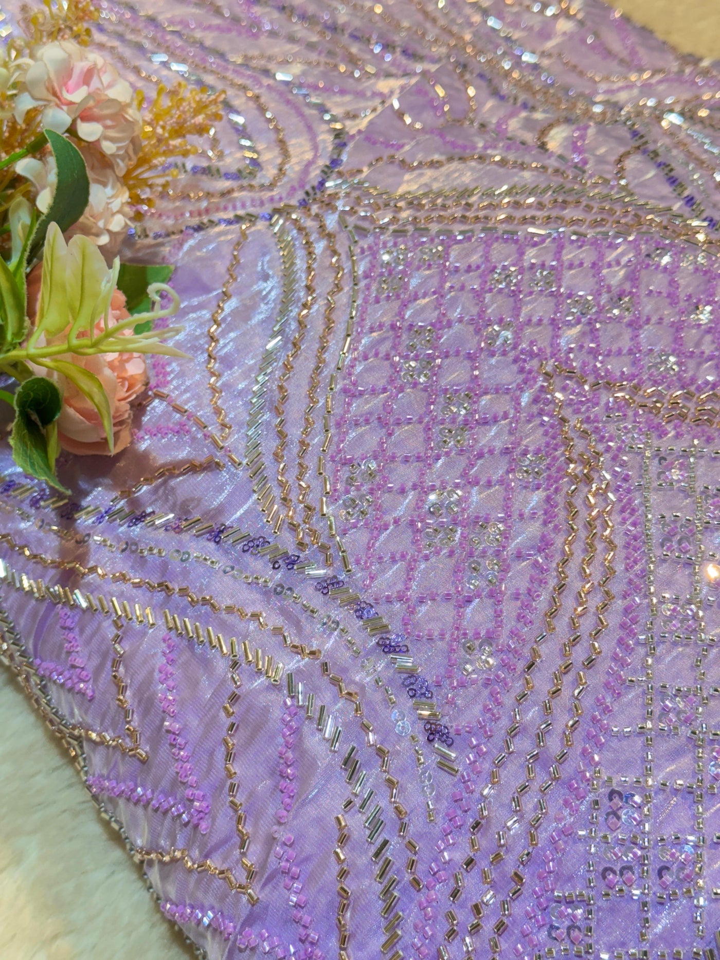 Mira Jimmy Choo Handwork Embroidery 50 inch width