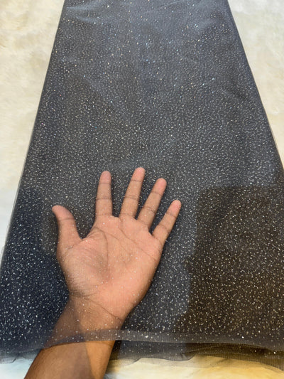 (Wholesale Pack of 10 Meter ) Imported  Sparkle Nets 54 inch width Glitter