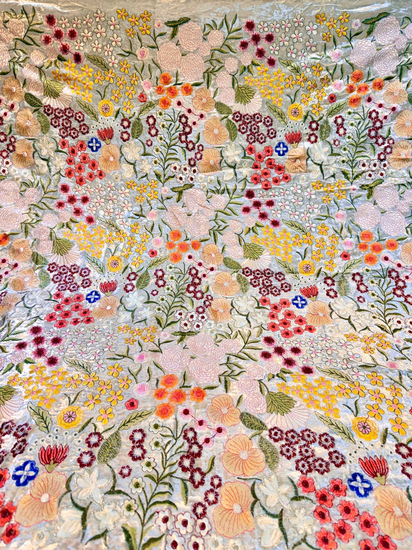 Kiara Pure Velvet Embroidery 44 Inch width