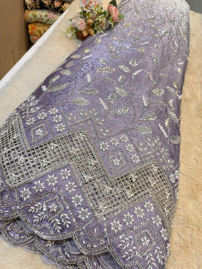 Jimmy Choo Ombre Shaded Handwork Embroidery 50 Inch width