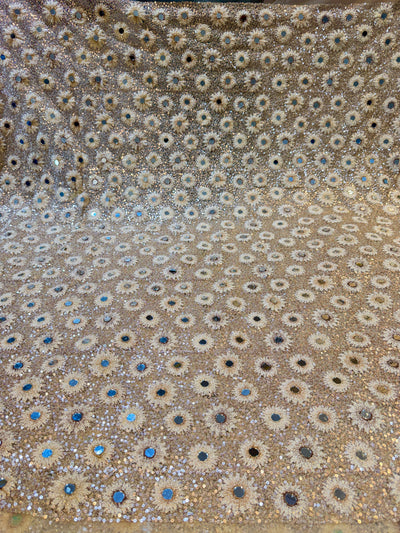 Kaya Net  Sequins and Real Mirror Handwork Embroidery 48 inch width